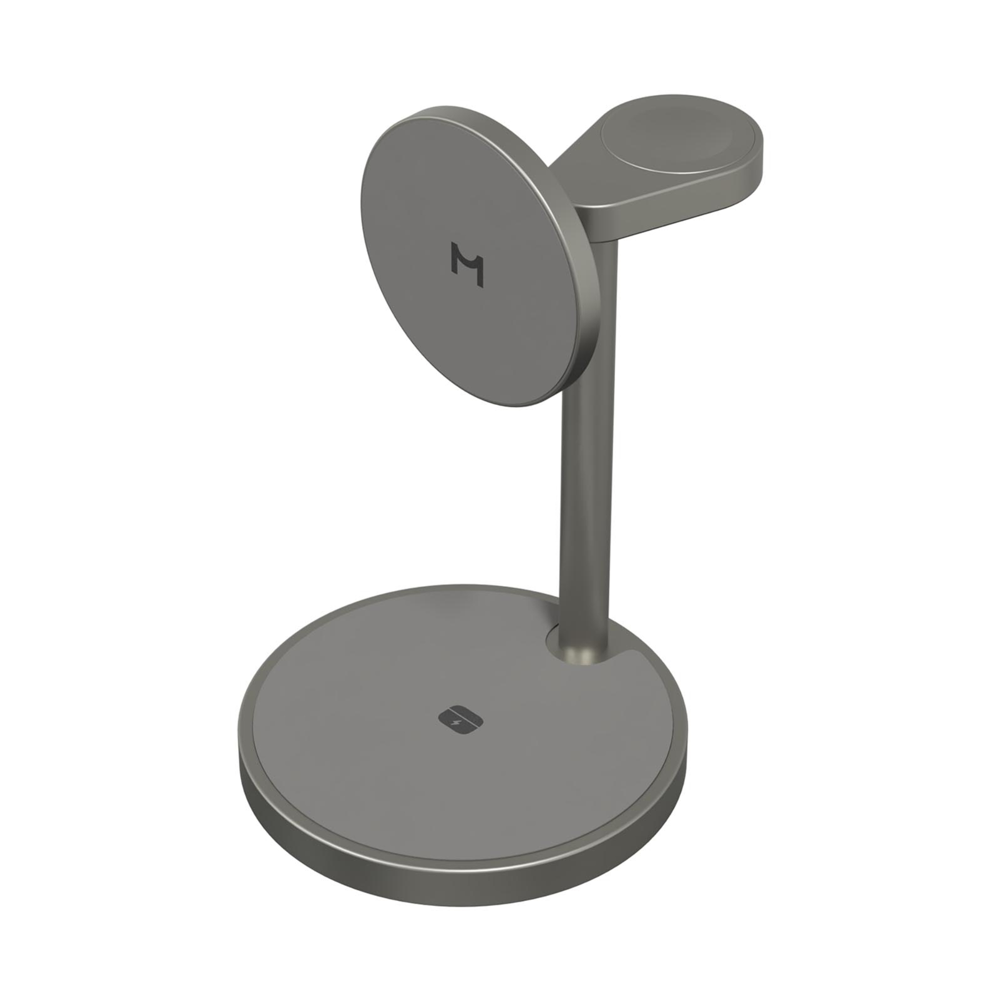 

Беспроводная зарядка Magssory, Серый, Base Pro Qi2 Titan 3in1 for Apple