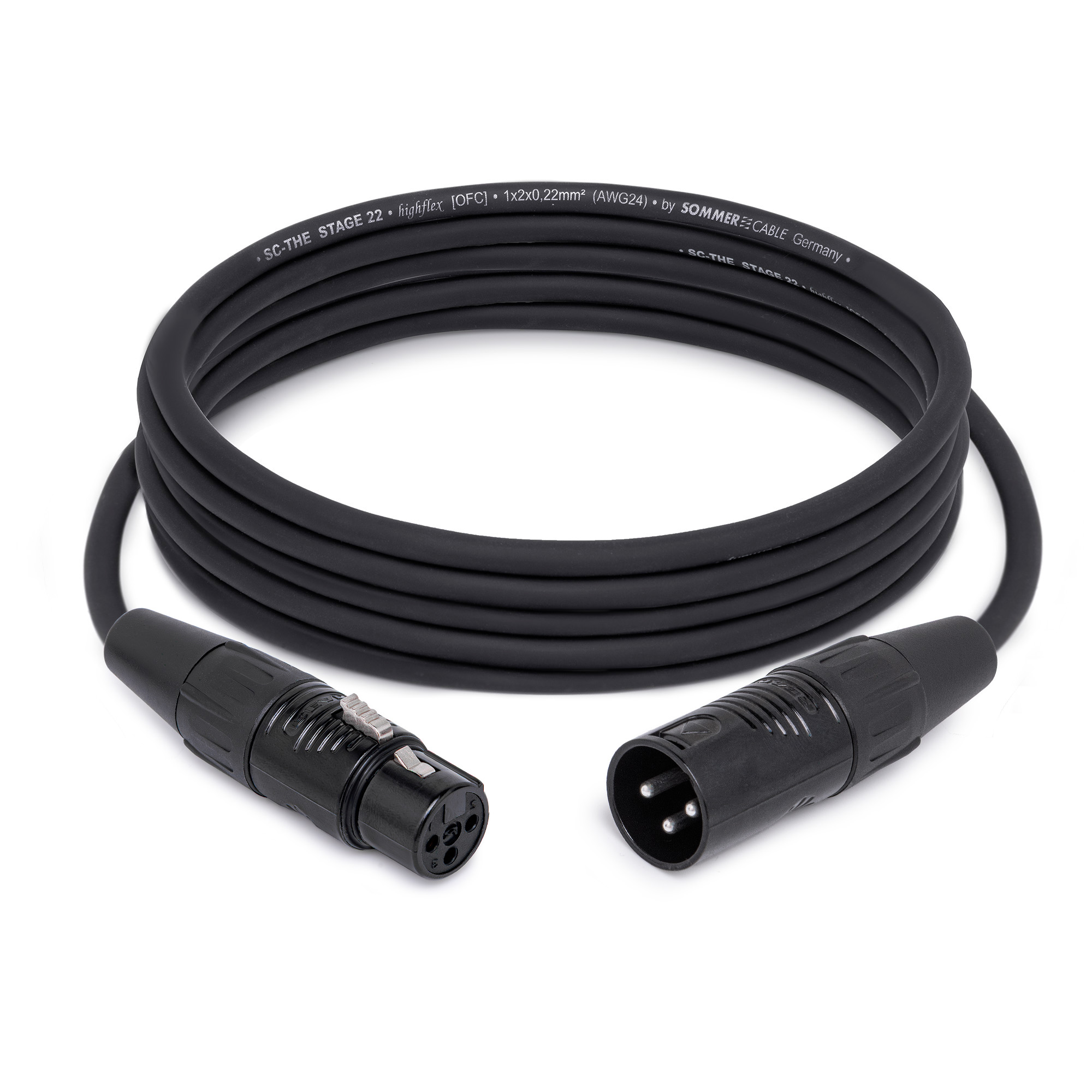 Кабель HeadMade Pro XLR-M - XLR-F Black 4m