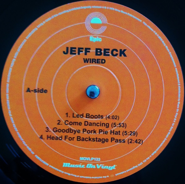 Виниловая пластинка Jeff Beck - Wired - рис.2
