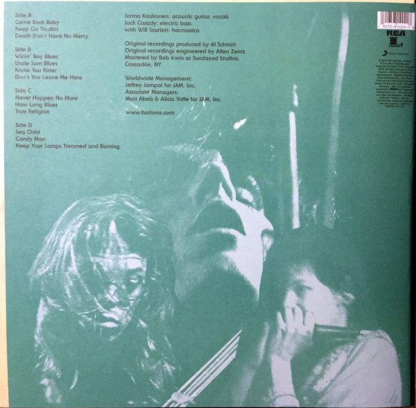 Виниловая пластинка Hot Tuna - Live At The New Orleans House, Berkeley, California, September 1969 - рис.1