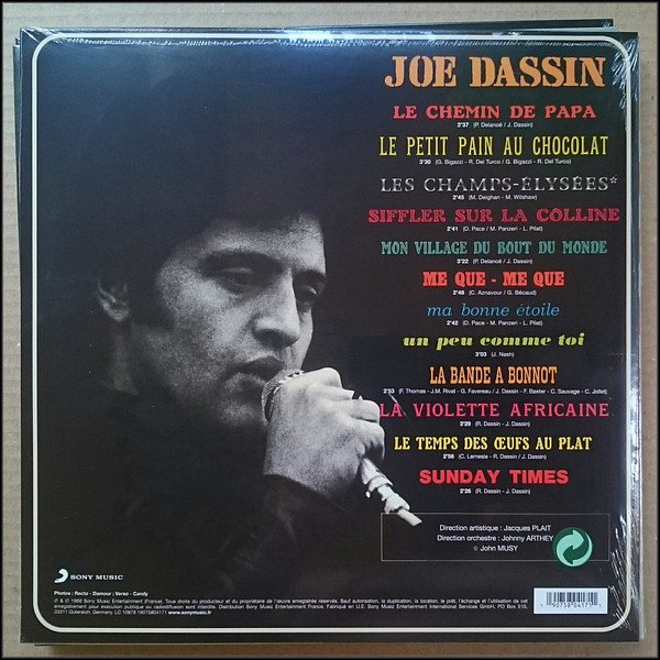 Виниловая пластинка JOE DASSIN LES CHAMPS ELYSEES - рис.1