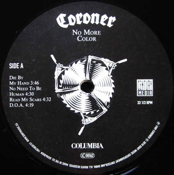 Виниловая пластинка Coroner - No More Color - рис.2