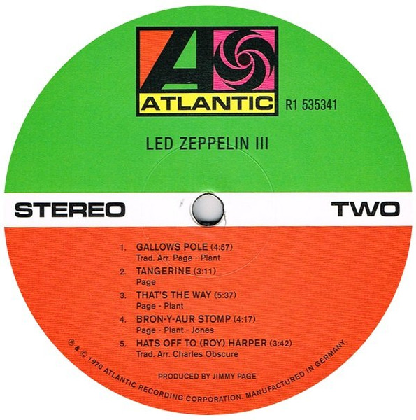 Виниловая пластинка Led Zeppelin - Led Zeppelin III - 2LP - рис.4