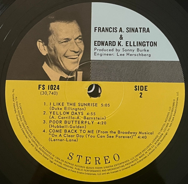 Пластинка Frank Sinatra & Count Basie & Duke Ellington – The Giants Of Jazz 2LP - рис.7