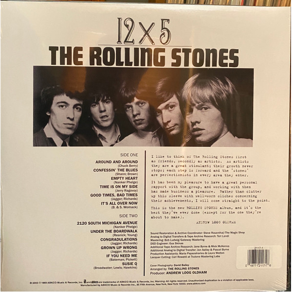 Виниловая пластинка The Rolling Stones - 12 X 5 - LP - рис.1