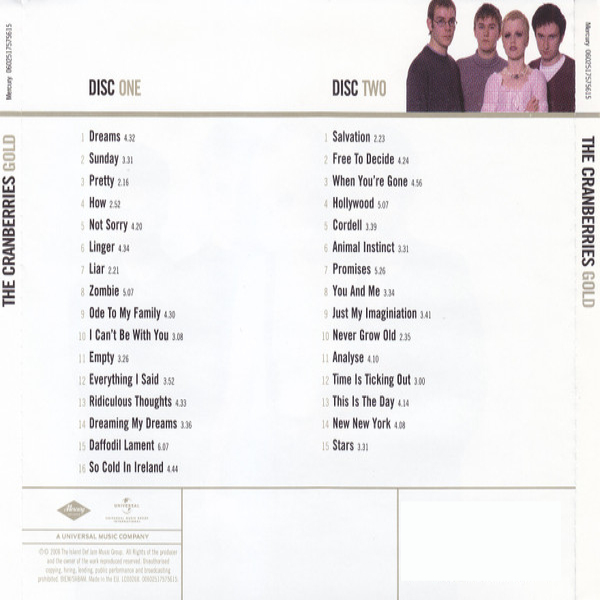 CD-диск The Cranberries – Gold - CD - рис.5