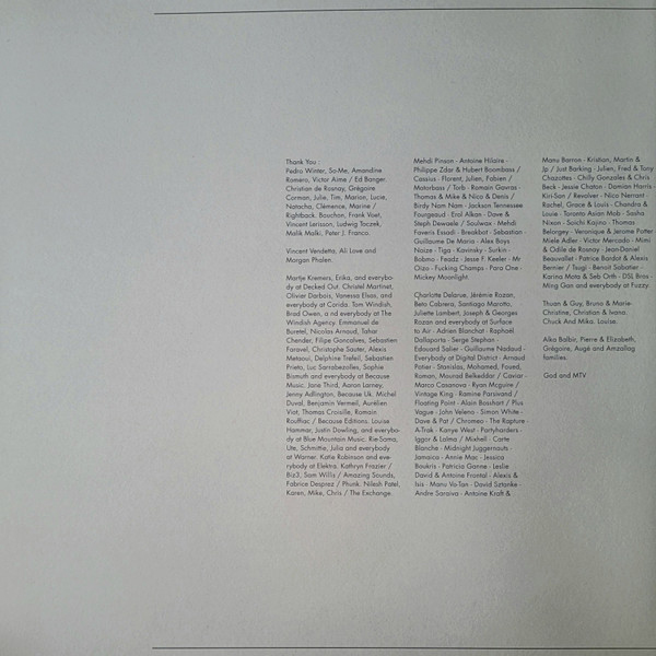 Виниловая пластинка Justice – Audio, Video, Disco. LP - рис.4