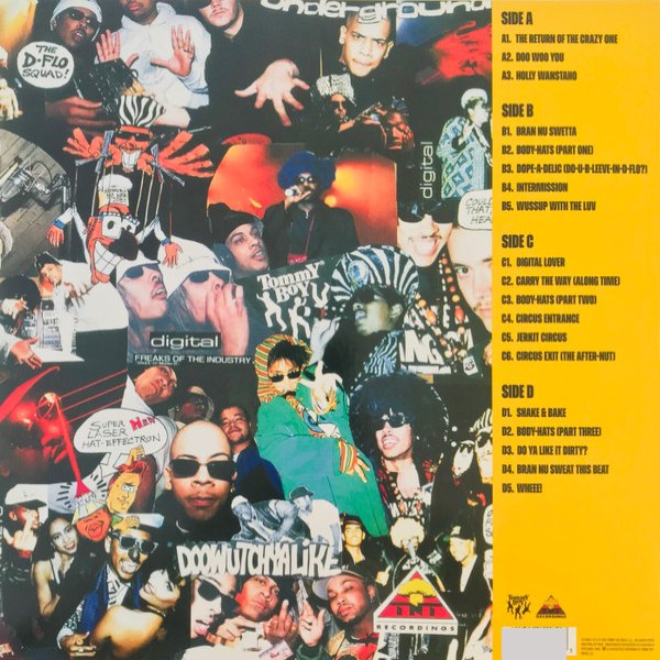 Виниловая пластинка Digital Underground – The "Body-Hat" Syndrome (coloured) - 2LP - рис.2