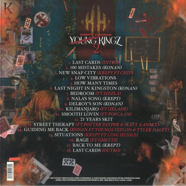 Виниловая пластинка Krept & Konan – Young Kingz 2 - LP - рис.1