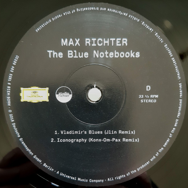 Виниловая пластинка Max Richter - The Blue Notebooks - 2LP - рис.4