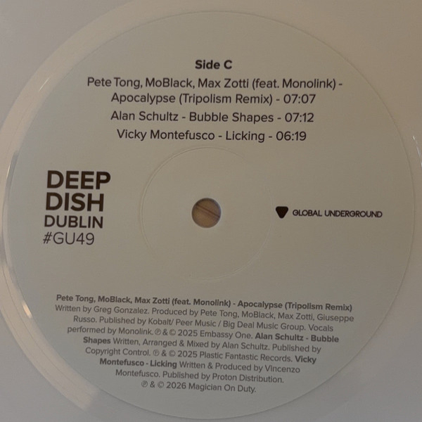 Виниловая пластинка Deep Dish - Dublin (coloured) - 3LP - рис.8