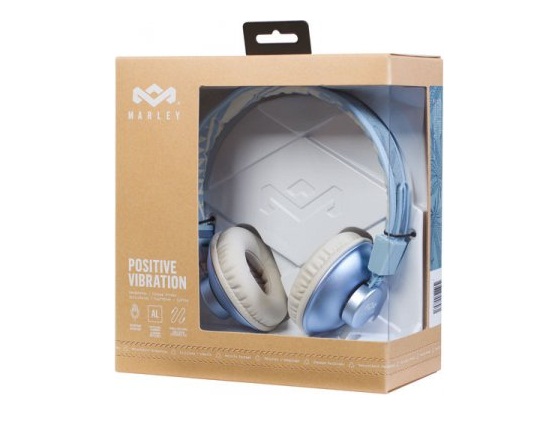 Наушники House of Marley Positive Vibration Blue Hemp (EM-JH011-BH) - рис.3