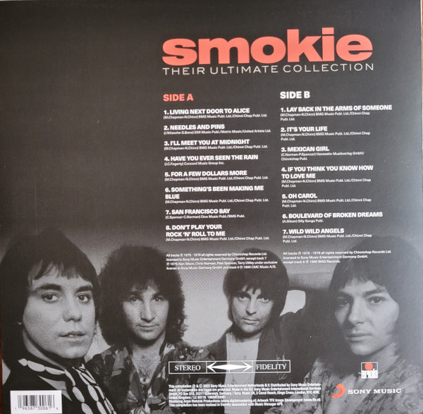 Виниловая пластинка Smokie – Their Ultimate Collection - LP - рис.1