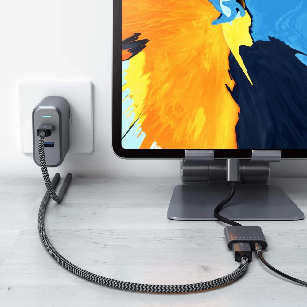 Кабель Satechi USB-C to USB-C 100W Charging Cable 2m - фото 8