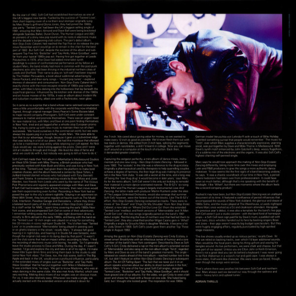 Виниловая пластинка Soft Cell – Non Stop Ecstatic Dancing (deluxe, coloured) - 2LP - рис.4