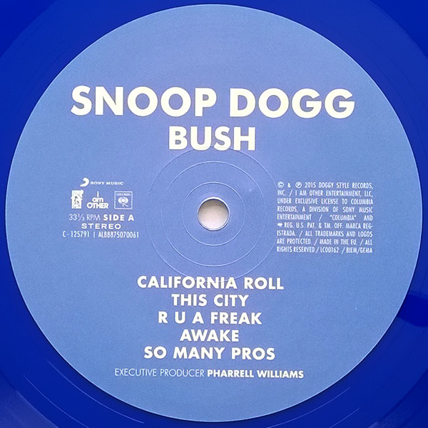Виниловая пластинка Snoop Dogg - Bush - рис.2