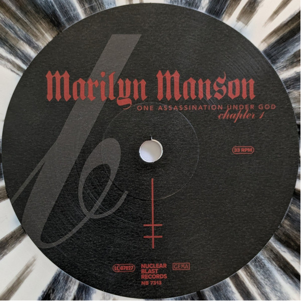 Виниловая пластинка Marilyn Manson – One Assassination Under God (Chapter 1) Coloured LP - рис.5