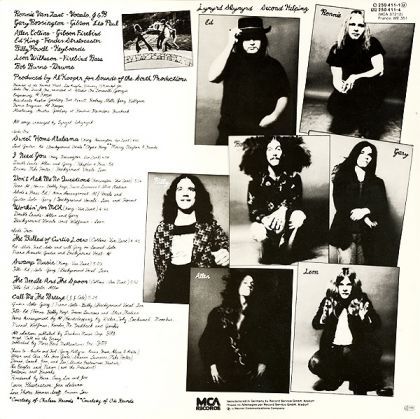Виниловая пластинка Lynyrd Skynyrd Second Helping LP - рис.1