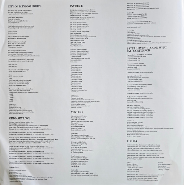 Виниловая пластинка U2 - Songs Of Surrender - 2LP - рис.7