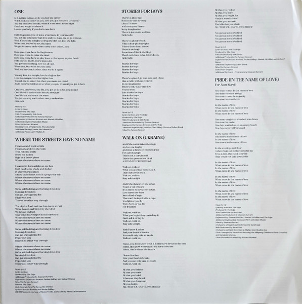 Виниловая пластинка U2 - Songs Of Surrender - 2LP - рис.8