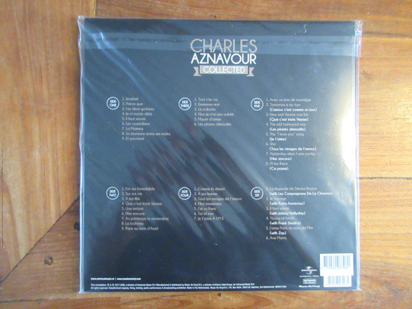 Виниловая пластинка Charles Aznavour – Collected - Clear - 3LP - рис.1