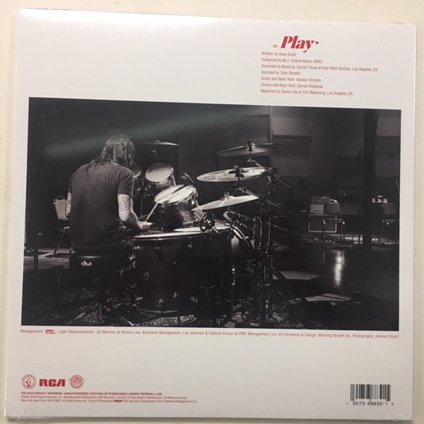 Виниловая пластинка Dave Grohl - Play LP - рис.1