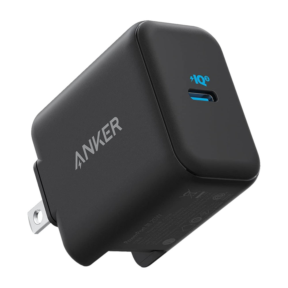 Сетевое зарядное устройство Anker PowerPort III 25W Black - фото 1