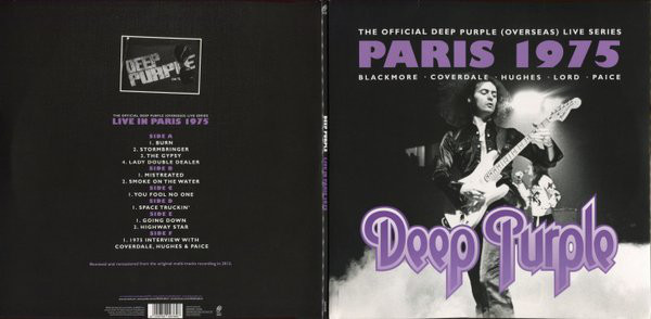 Виниловая пластинка Deep Purple - Live in Paris 1975 - рис.2