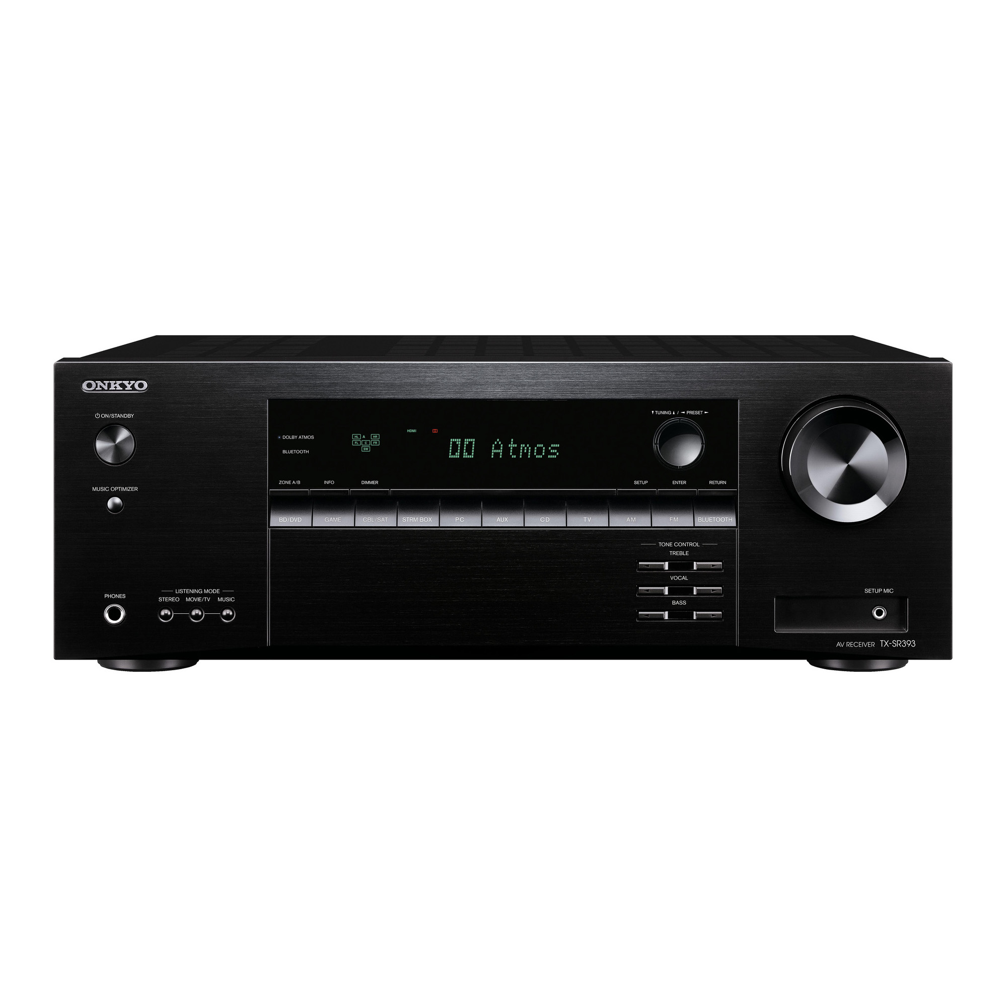 Ресивер Onkyo TX-SR393 Black - фото 1