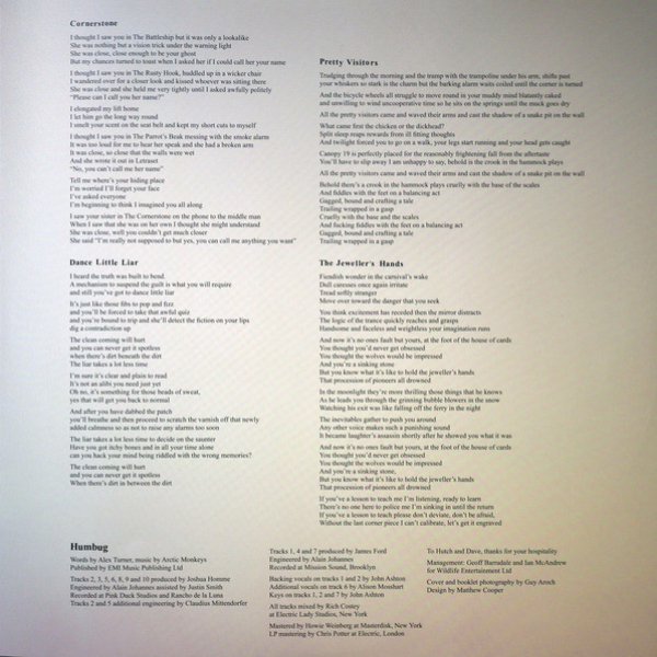 Виниловая пластинка Arctic Monkeys - Humbug LP - рис.3