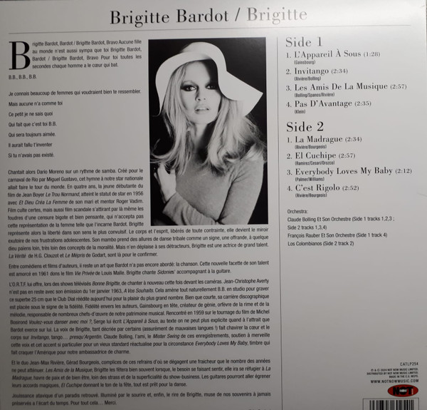 Виниловая пластинка Brigitte Bardot – Brigitte LP - рис.1