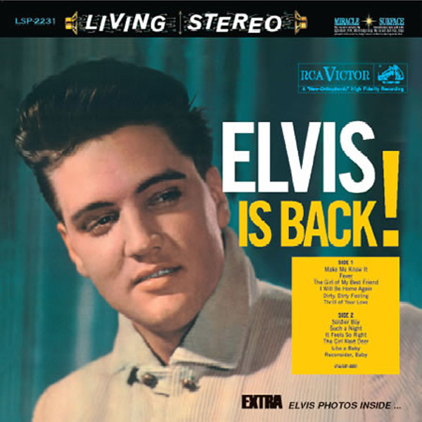 Виниловая пластинка Elvis Presley - Elvis Is Back (Analogue) LP - рис.0