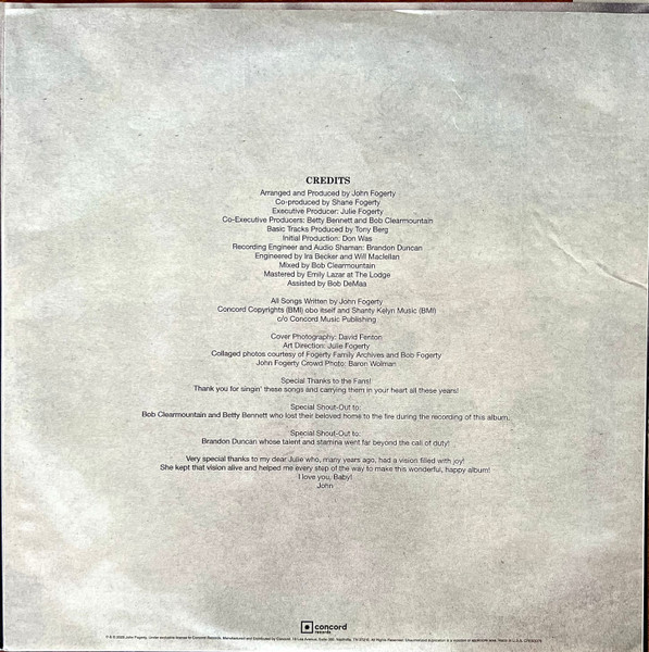 Виниловая пластинка John Fogerty – Legacy: The Creedence Clearwater Revival Years 2LP - рис.2