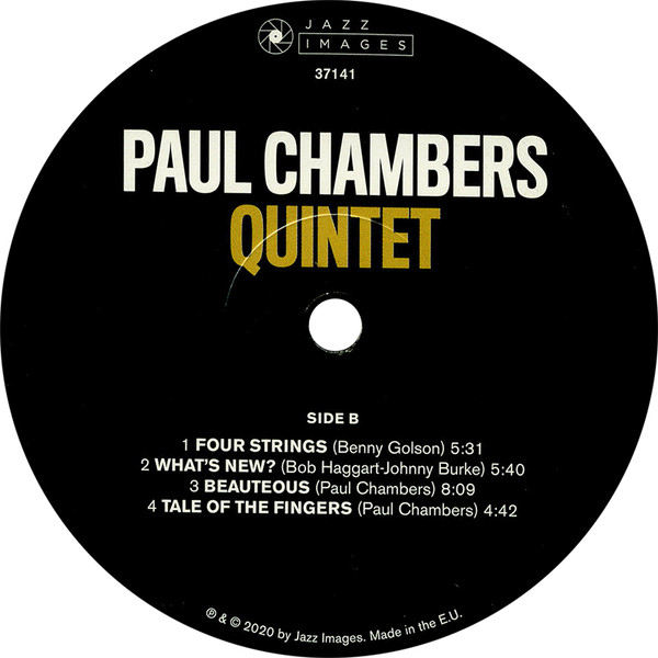 Виниловая пластинка Paul Chambers - Paul Chambers Quintet LP - рис.6