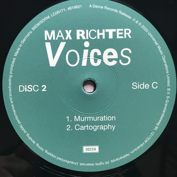 Виниловая пластинка Max Richter ‎– Voices LP - рис.3