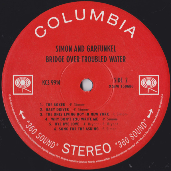Виниловая пластинка Simon And Garfunkel - Bridge Over Troubled Water LP - рис.3