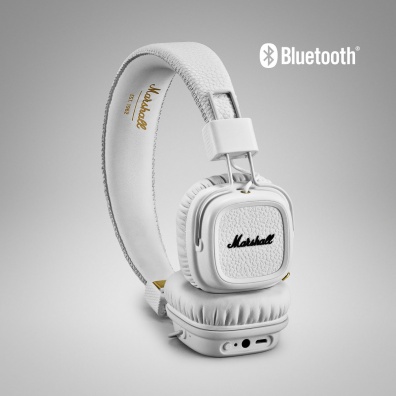 Беспроводные наушники Marshall Major II Bluetooth White - рис.1