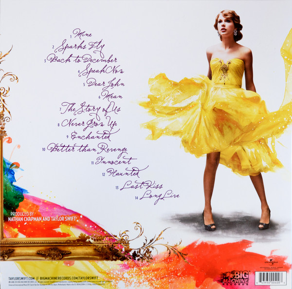 Виниловая пластинка Taylor Swift – Speak Now 2LP - рис.1
