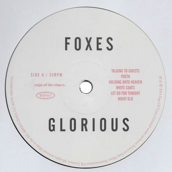 Виниловая пластинка Foxes - Glorious - рис.2
