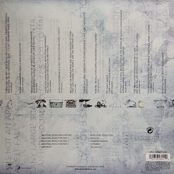 Виниловая пластинка JEAN-MICHEL JARRE REVOLUTIONS LP - рис.1