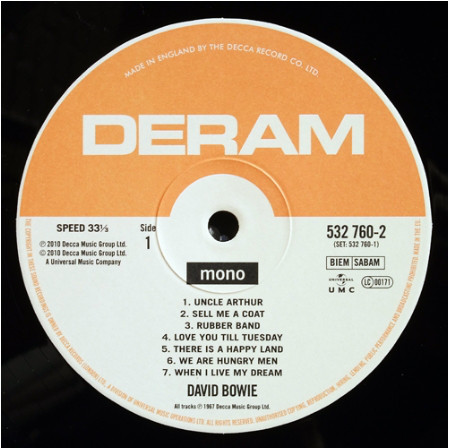 Виниловая пластинка David Bowie - David Bowie - рис.2