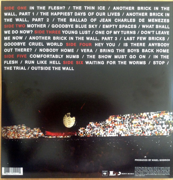Виниловая пластинка Roger Waters The Wall - рис.1