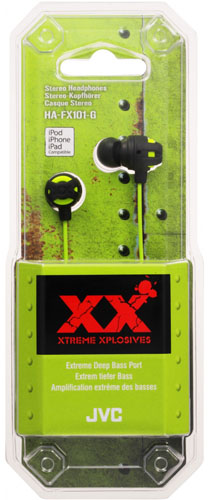 Наушники JVC HA-FX101-G - рис.1