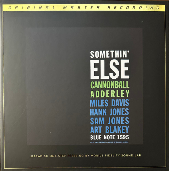 Виниловая пластинка Cannonball Adderley – Somethin Else (Box, Mobile Fidelity) 2LP - рис.0