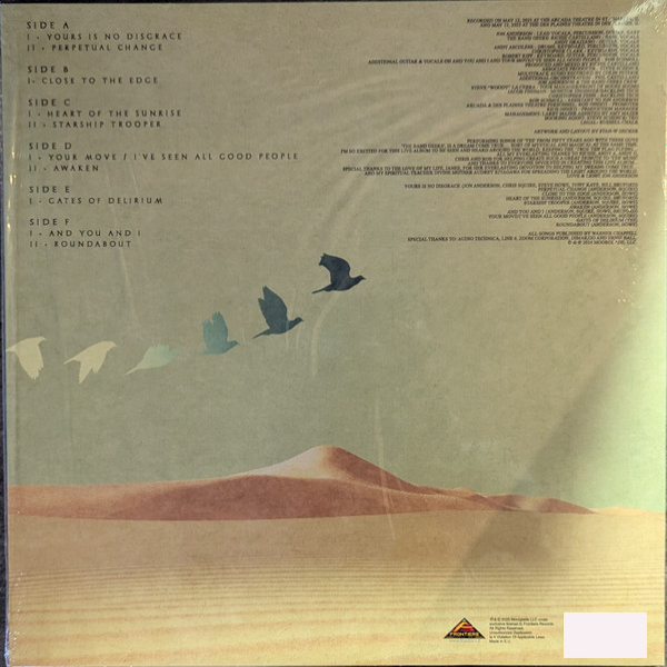 Виниловая пластинка Jon Anderson & The Band Geeks – Live - Perpetual Change - 3LP - рис.1