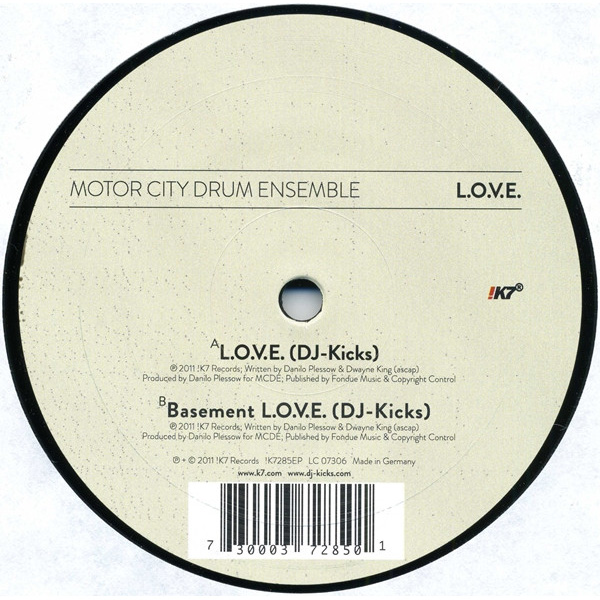 Виниловая пластинка Motor City Drum Ensemble L.O.V.E. (DJ-Kicks) LP - рис.1