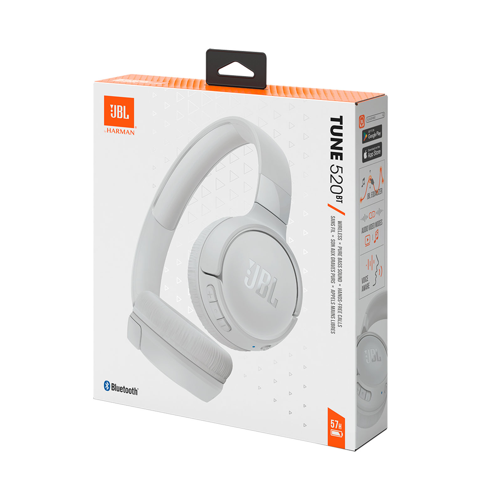 Беспроводные наушники JBL Tune 520BT White - фото 9