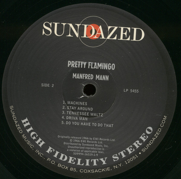 Виниловая пластинка Manfred Mann – Pretty Flamingo LP - рис.3