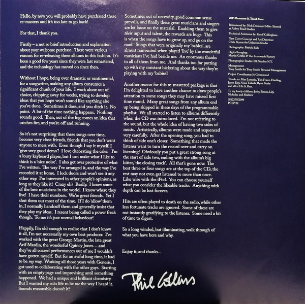 Виниловая пластинка Phil Collins - Hello, I Must Be Going - LP - рис.3
