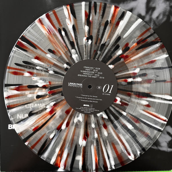 Виниловая пластинка Linkin Park – Papercuts - Coloured Clear with Black & Red Splatter 2LP - рис.2